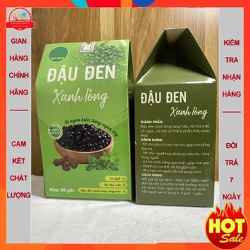 Combo 2 hộp trà đậu đen xanh lòng, trà túi lọc đỗ đen, thanh nhiệt, thải độc gan, mẩn ngứa, mụn nhọt