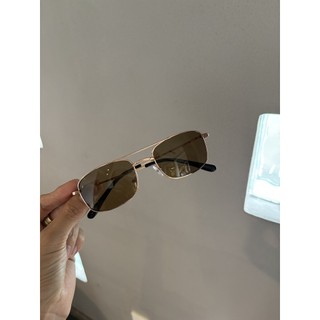 [Ảnh thật] [Siêu Sale] Kính mát nam tròng thủy tinh form chữ nhật 2 cầu Mắt kính SD STORE