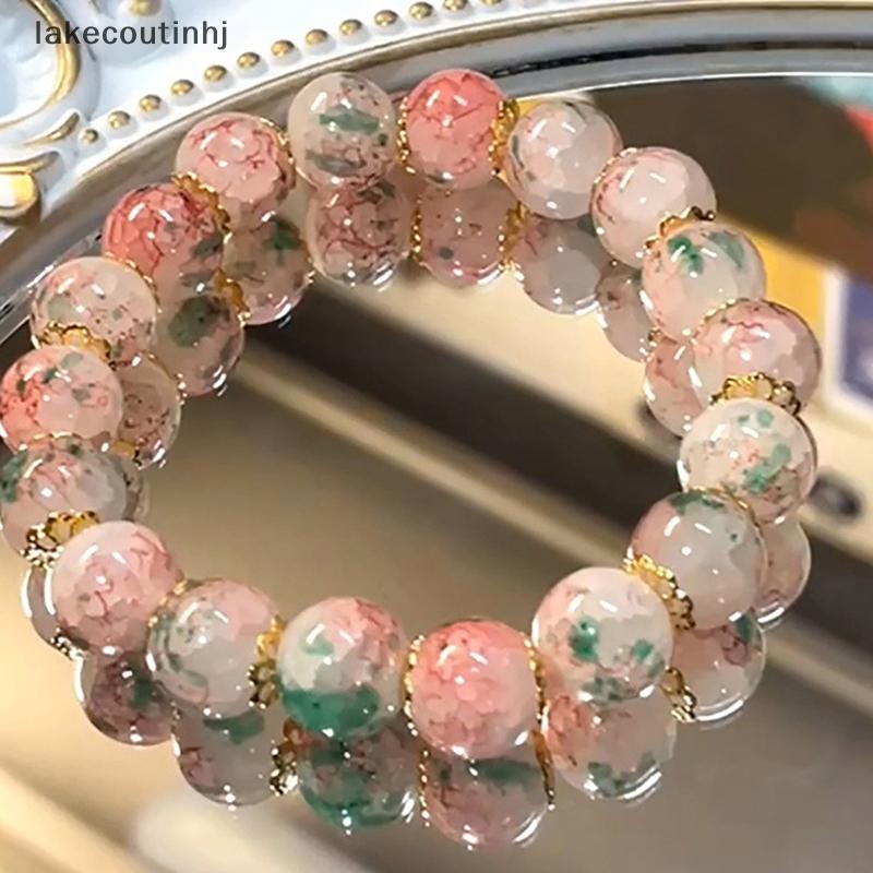 Lu Thời Trang Ngọt Ngào Dễ Thương Hoa Anh Đào Vòng Tay Dành Cho Nữ Cô Gái Tinh Tế Thanh Lịch Đính Hạt Vòng Tay Dự Tiệc Trang Sức Phụ Kiện Quà Tặng tinhj