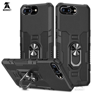 Dành Cho iphone 6 Plus / 7 Plus / 8 Plus / SE 2020 / 2022 Ốp điện thoại PC Cứng Mặt Sau TPU Mềm Cạnh Bảo Vệ Camera Giá Đỡ Nhẫn Chân Đế Chống Sốc Mỏng Vỏ