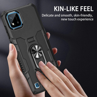 Dành Cho Realme C20 / C11 2021 Ốp điện thoại PC Cứng Lưng Mềm TPU Cạnh Bảo Vệ Camera Giá Đỡ Nhẫn Chân Đế Chống Sốc Mỏng Bao