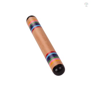 Gỗ Rainstick Rainmaker Rain Shaker Nhạc Cụ Đồ Chơi Cầu Vồng Màu Cho Trẻ Em Người Lớn