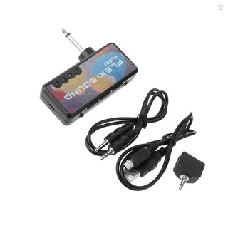 Vitoos Điện Guitar Cắm Mini Tai Nghe Amp Khuếch Đại Âm Thanh Plex Nhỏ Gọn Di Động