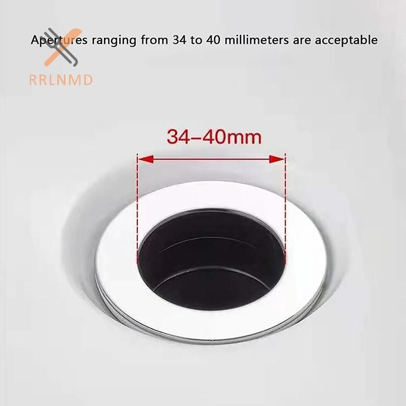 RRLNMD Sáng Tạo Bồn Tắm Cắm Flip Cover Chậu Rửa Bounce Up Loại Báo Chí Thoát Nước Lọc Phụ Kiện Nhà Bếp Chặn Phòng Tắm MỚI