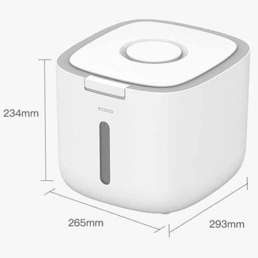 Thùng đựng gạo 10kg và 12kg ECOCO, thùng gạo thông minh chống ẩm mốc mối mọt, côn trùng