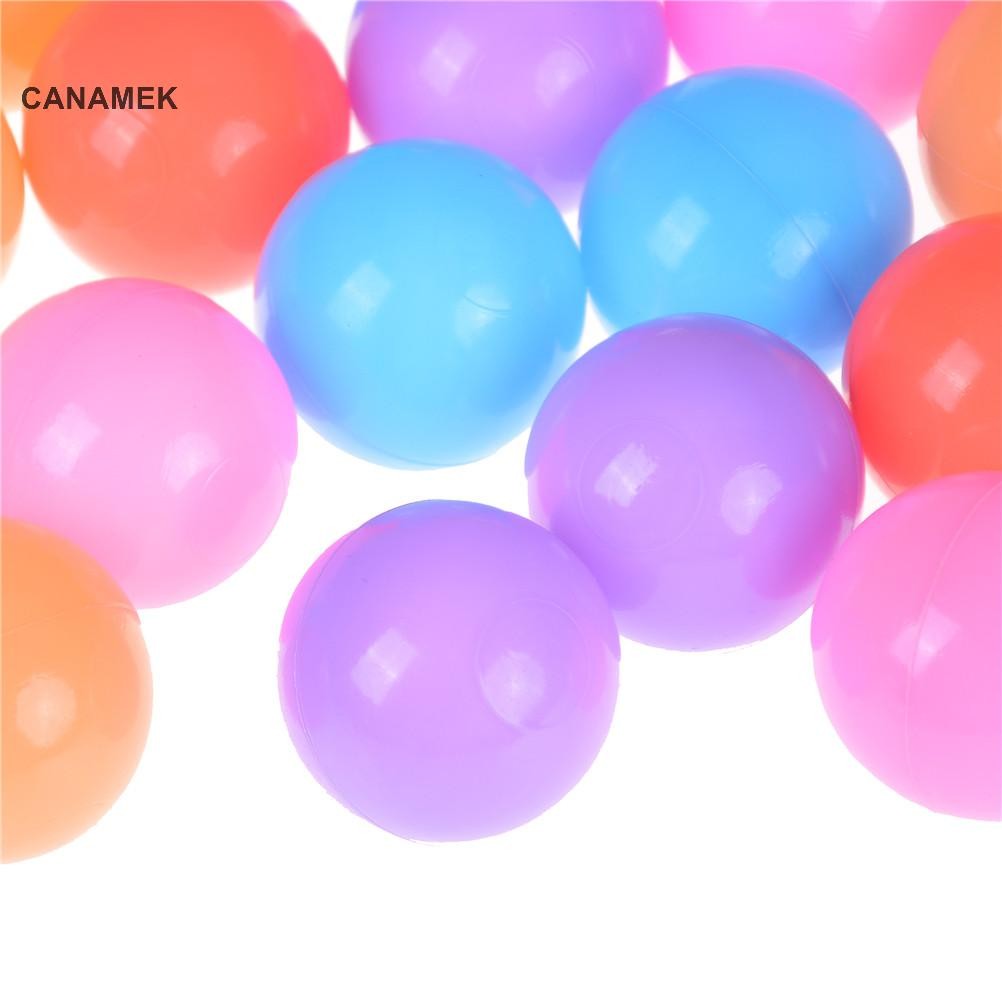Canamek 10 Cái / lốc Thân Thiện Với Môi Trường Nhiều Màu Sắc Nhựa Mềm Bể Bơi Nước Đại Dương Sóng Bóng Cho Bé Đồ Chơi Vui Nhộn Căng Thẳng Bóng Khí Ngoài Trời Vui Vẻ Thể Thao CSF