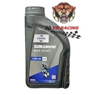 Nhớt fuchs silkolene max scoot 4T 10w40 0.8L - xe tay ga