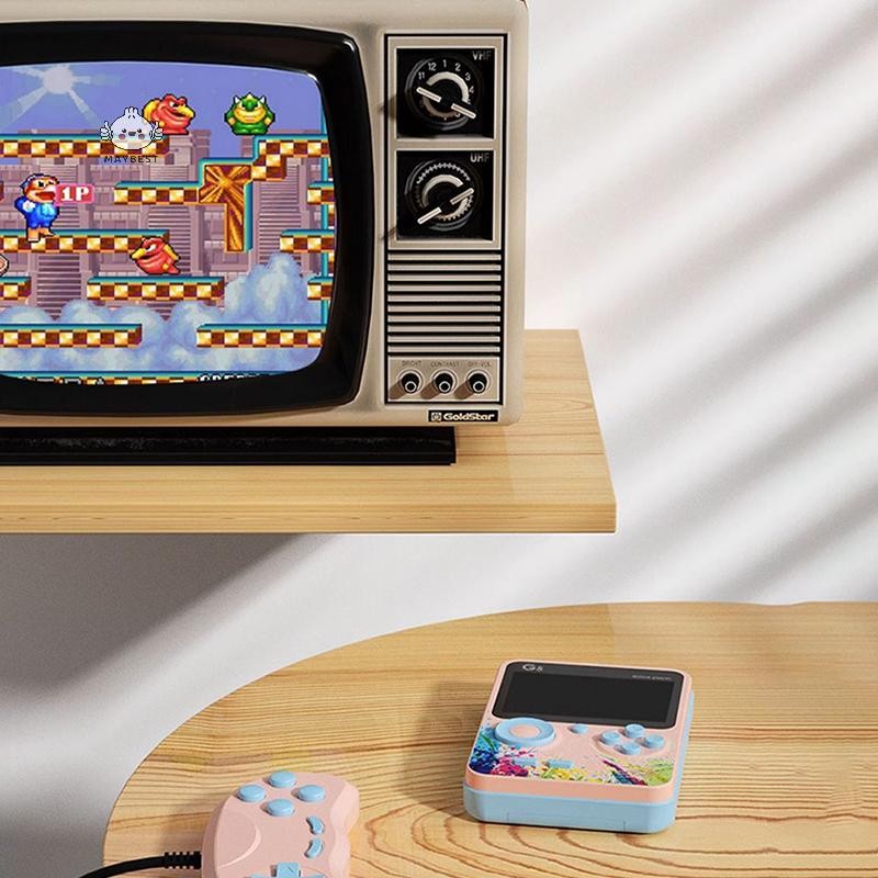 Maybest G5 Retro Máy Chơi Game Cầm Tay Với 500 Trò Chơi Cổ Điển Màn Hình 3.0Inch Máy Chơi Game Sạc Di Động Quà Tặng Trẻ Em {VN}
