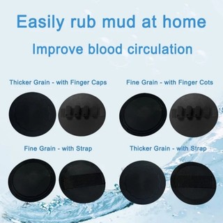 Circle Black Body Tẩy Tế Bào Chết Tắm Chà Tắm Bàn Chải Tẩy Da Chết Dụng Cụ Tắm
