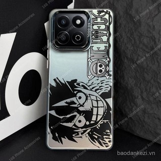 Ốp lưng Honor 200 Smart Honor X8B X8C X7C, ốp lưng Anime One Piece Gear 5 Luffy, ốp chống sốc, vỏ điện thoại cứng mờ, chống dấu vân tay, túi khí