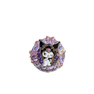 1 Dễ Thương Sanrio Cuomo Laurel Chó Pacha Chó Kim Loại Huy Hiệu Phụ Kiện Túi Đồ Trang Trí Pin