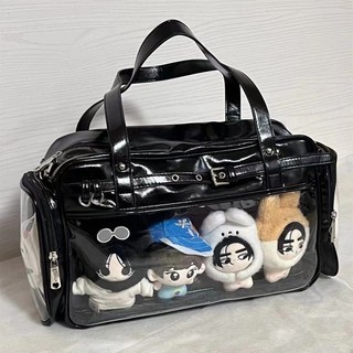 Dễ thương Laser PVC trong suốt itabag của phụ nữ Crossbody Túi