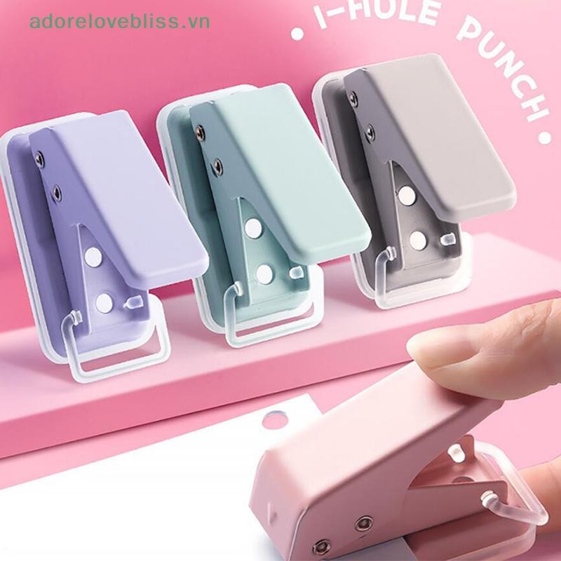 THÊM Văn Phòng Dễ Thương Trường Học Ràng Buộc Vật Dụng Văn Phòng Phẩm Đơn Nhẫn Lỗ Đục Lỗ 1 Lỗ Di Động Lỗ Tròn BSS