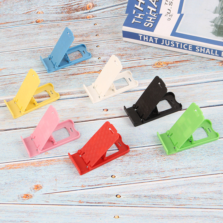 BL 1 Chiếc Thời Trang Đa Tốc Độ Mở Đôi Nhựa Gấp Giá Đỡ Điện Thoại Di Động Màu Ngẫu Nhiên Máy Tính Bảng Đứng