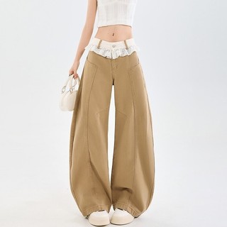 GKSSS Quần jean mới thời trang Mỹ chất lượng cao thiết kế phong cách trung tính quần jean scimitar
