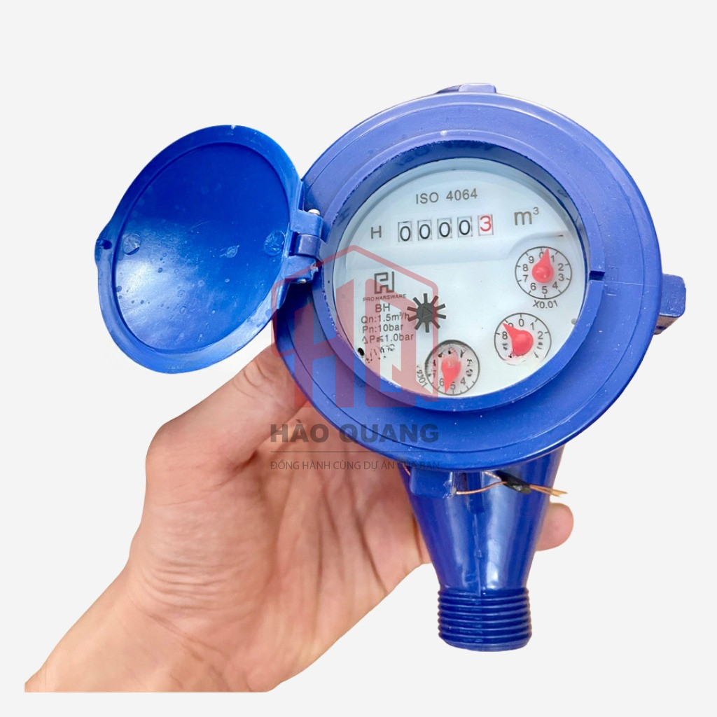 [Pro Hardware] ĐỒNG HỒ NƯỚC 15MM - CÔNG TƠ NƯỚC (hàng nhập khẩu)