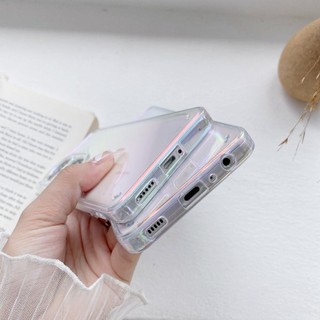 Ốp Điện Thoại Chống Rơi Cầu Vồng Cho Samsung Galaxy S25 S24 S23 S22 ULTRA PLUS FE A55 A54 A35 A14 4G / 5G, Đổi Màu Bằng Ánh Sáng