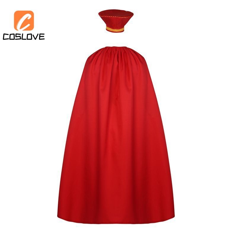 Anime Phim Shrek Chúa Farquaad Cosplay Quần Áo Trọn Bộ Trang Phục Màu Đỏ Trang Phục Áo Dài Halloween Đảng Cosplay