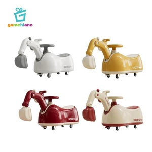 Gamchiano Trẻ Em Xoắn Xe Âm Nhạc Âm Thanh Bé Trai Cô Gái Hoạt Hình Thực Hành Cân Bằng Đi Xe Ngoài Trời Cho Trẻ Em Đi Xe Ô Tô Trên Đồ Chơi Đi Xe Máy Xúc