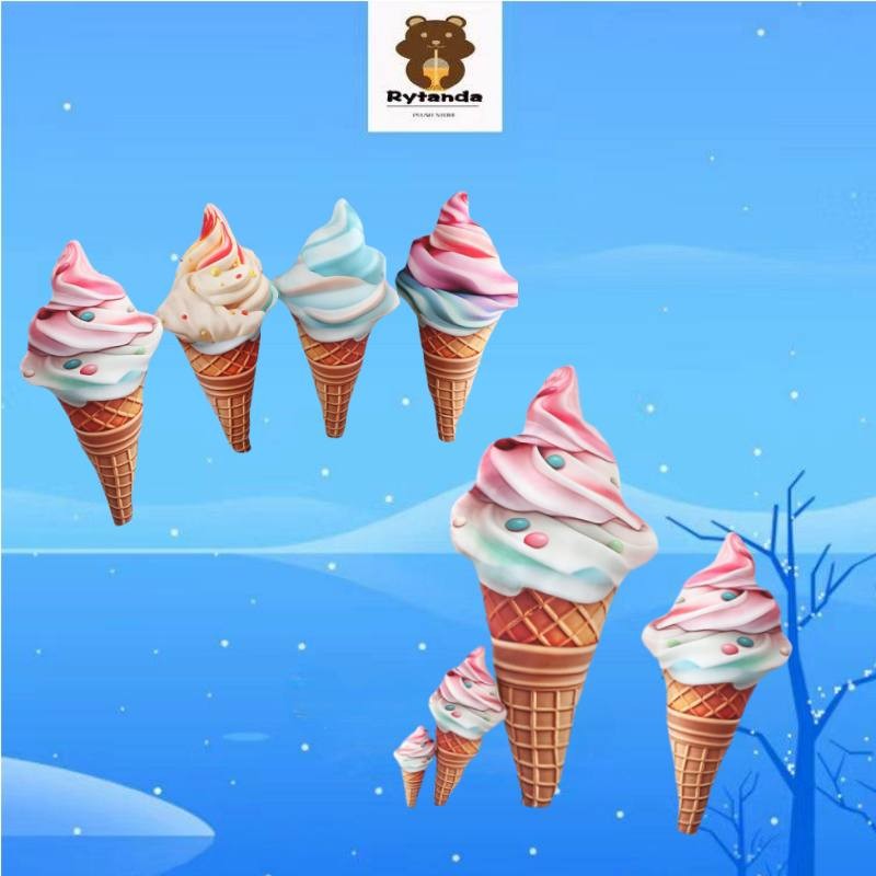 Mô Phỏng Kem Sang Trọng Đồ Chơi Ngọt Ống Búp Bê Móc Khóa, Mặt Dây Để Bàn Đồ Trang Trí Gối Phòng Ngủ Trang Trí Nhà Sân Khấu Đạo Cụ Trang Trí Búp Bê Trẻ Em Quà Tặng Sinh Nhật Quà Tặng Giáng Sinh