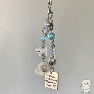 【Chamvn】Dây đeo điện thoại hình vỏ sò mèo mùa hè tươi mát dễ thương  dây đeo điện thoại hình máy ảnh sáng tạo