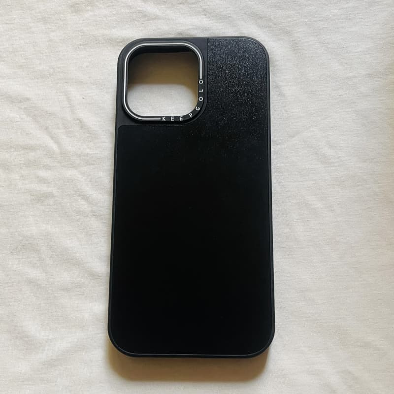 Ốp lưng iPhone hút từ tính KEEPGOLO X Matte Black Frame IPhone 16 / 15 / 14 / 13 Pro Max 16 / 15 / 14 Plus có Logo khắc hộp
