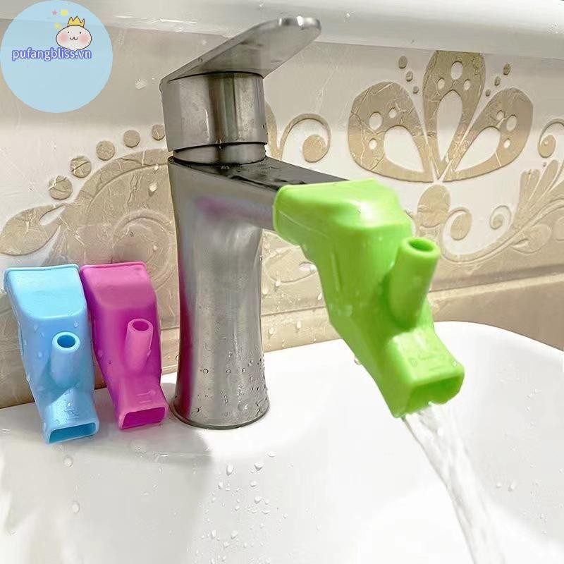 Pufangbliss Phòng Tắm Bồn Rửa Vòi Mở Rộng Cao Su Đàn Hồi Vòi Nước Nối Dài Phụ Kiện Vòi Bếp Cho Trẻ Em Kid Rửa Tay VN