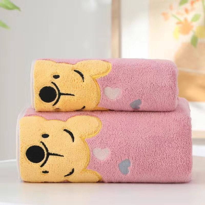 【70x140CM】Khăn Tắm Cho Bé,Khăn Tắm Hoạt Hình Dễ Thương,Khăn tắm dày nhung san hô,Thấm Hút Không Đổ Lông