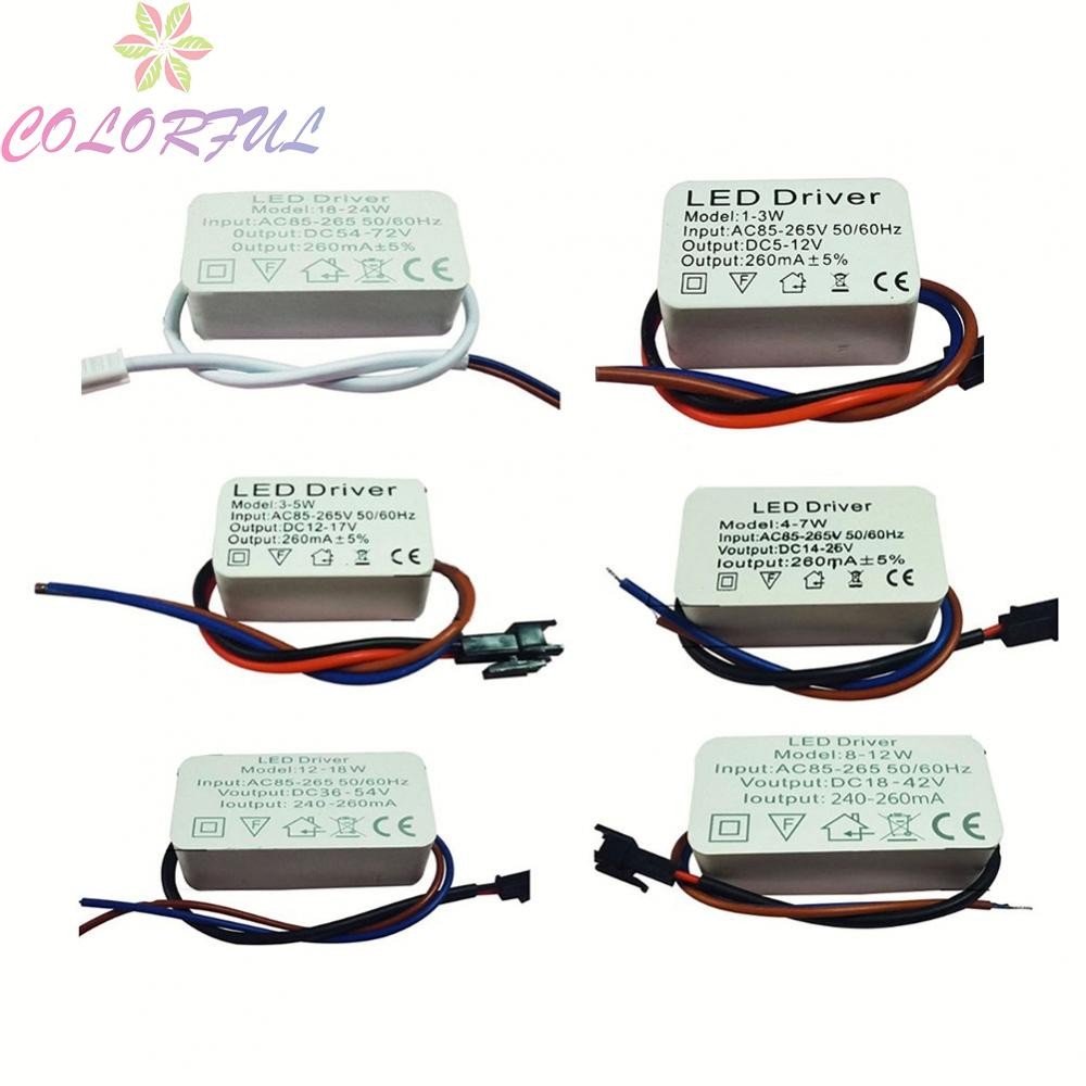 Bộ nguồn điều khiển dòng điện không đổi LED chuyên nghiệp 260mA để kết nối nhanh