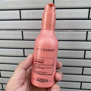 Kem xả khô giúp tóc chắc khoẻ và giảm đứt gãy L'oreal B6 + Biotin Inforcer Smoothing Cream Leave In 150ml [ TN ]
