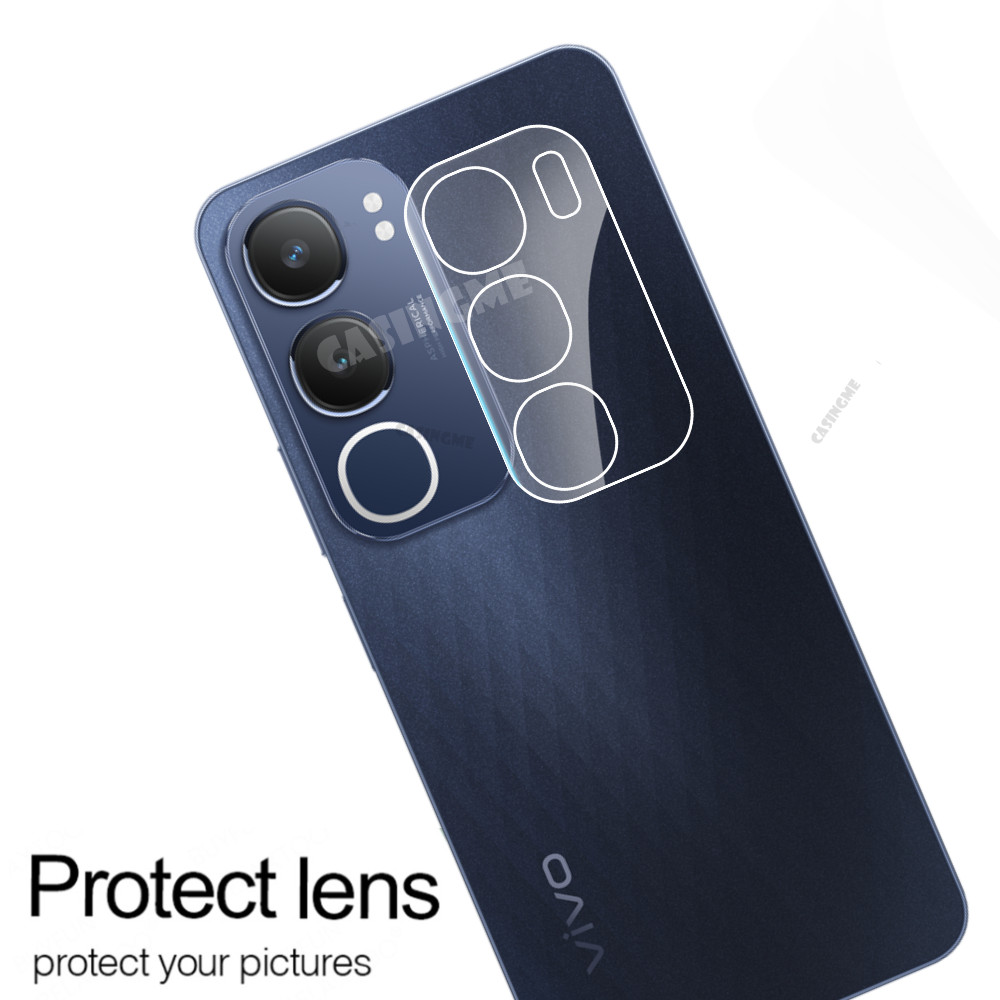 Vivo Y19s 2024 3D Bảo Vệ Ống Kính Máy Ảnh Cho Vivo Y11d VivoY19s Y 19s Y19 S 4G 5G 2024 Trong Suốt Kính Cường Lực Mặt Sau Camera Bảo Vệ