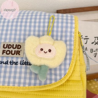 Deyangk Hoạt Hình Dễ Thương Sang Trọng Móc Khóa Mềm Nhồi Bông Hoa Búp Bê Túi Mặt Dây Chuyền Trang Trí Móc Khóa Ô Tô Phụ Kiện Cô Gái Quà Tặng VN