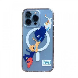 Gấu và bạn bè Vỏ điện thoại đơn giản và phong cách cho iPhone16 15 14 11 13 12 X XS Pro Max Xr Mini Xr 7 8 Plus Vỏ bảo vệ từ tính chống sốc trong suốt không màu vàng