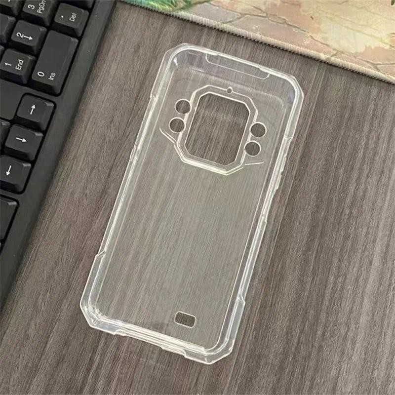 LCEHTOGYE Cover per Cubot Kingkong Star + Pellicola Protettiva in Vetro Temperato,Nero Custodie Morbido Silicone Case Ultra Sottile TPU Custodia per Cubot Kingkong Star (6,78) - KE57