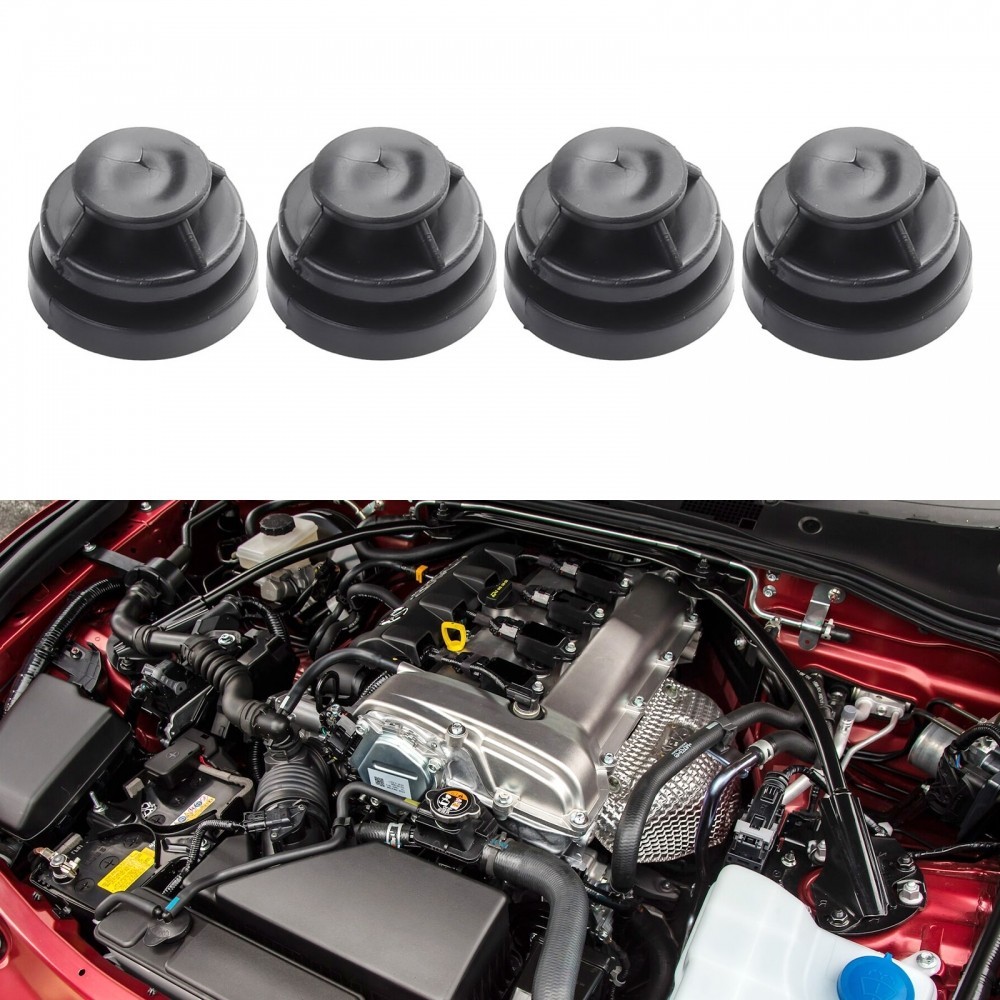 Bộ 4 Gắn Cao Su Nắp Động Cơ Cho Xe Mazda 2 3 6 CX3 CX5 CX 3 CX 30 CX 5 CX 9