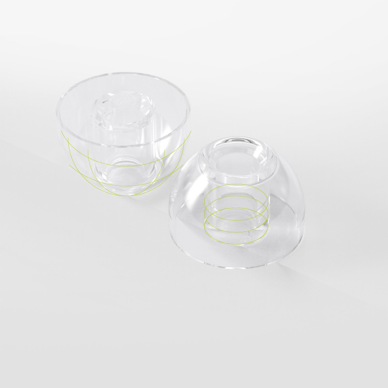 Đầu tai EPZ M100 S / M / L Đầu tai silicon silicon đa năng dạng lỏng cho tai nghe nhét tai IEM (3 cặp) EarTip