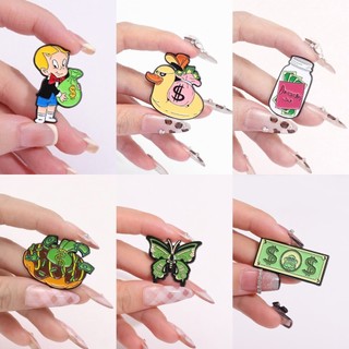 Hoạt Hình 36 Ngộ nghĩnh Tiền Giấy Huy Hiệu Men Trâm Cài Ba Lô Thời Trang Phụ Kiện Trang Sức Quà Tặng Cho Bạn Bè