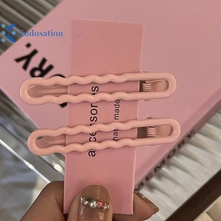 Kudosation 1 Dễ Thương Màu Kẹo Kim Loại Nổ Kẹp Phụ Kiện Tóc Một Dòng Kẹp