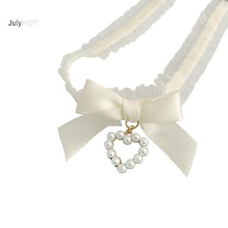 Julyhot Vintage Ren Trái Tim Choker Gothic Nơ Vòng Cổ Bé Gái Đồng Nhất Phụ Kiện Massivedeals