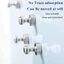 DAYBREAK 10 Móc nam châm, Kẹp đẩy từ tính DIY Creativbity, Bảng trắng tủ lạnh hút đa chức năng di động