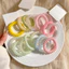 Set 4 Dây Buộc Tóc Lò Xo Co Giãn Tốt Thời Trang Hàn Quốc