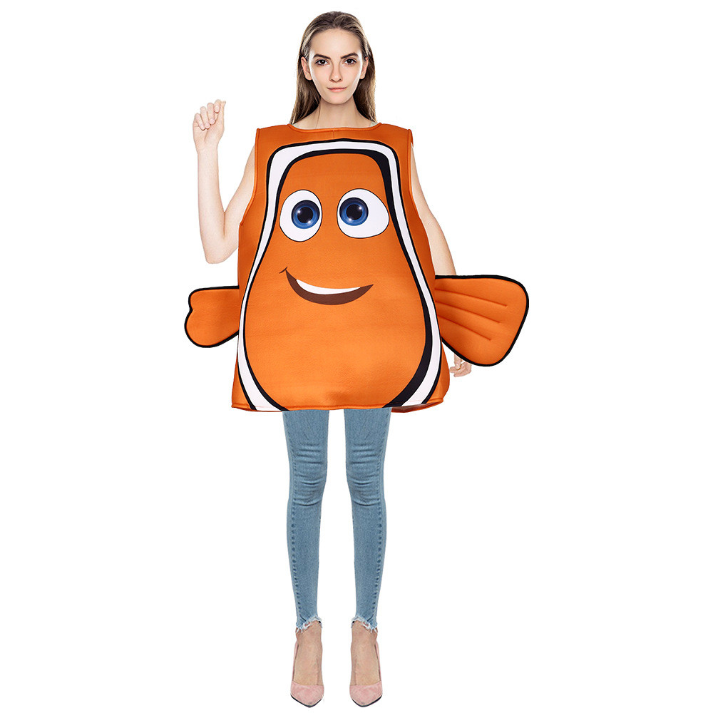 Gn Tìm Dory Nemo cá Composite xốp đóng vai vải cosplay trang phục tiệc Halloween NG