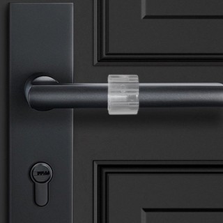 5 Miếng cản tay nắm cửa hình chữ O Nút chặn cửa trong suốt PVC, Bộ đệm chống va chạm cho tay cầm mảnh, Thiết bị bảo vệ tường 32x25x14mm có đường kính vòng 18mm