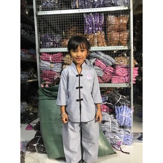 Đồ đi chùa cho bé, đồ trẻ em, áo lam đi chùa