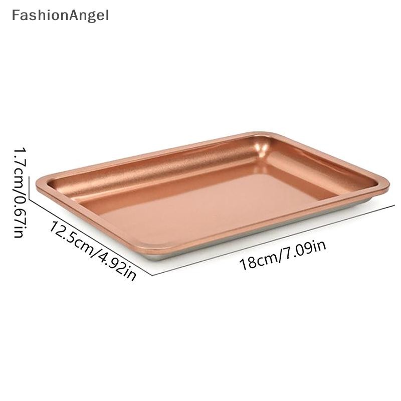 Fashionangel Thép không gỉ Khay đựng mỹ phẩm Khay đựng đồ trang sức Tấm bác sĩ Khay phẫu thuật Máy tính để bàn Dụng cụ lưu trữ kim loại Fack Nail Art Tray VN
