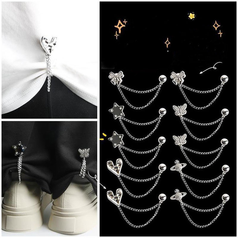 [YUNYUAN] Khóa hút từ tính chân quần mới không có đường may và viền, Quần áo chống va đập và không làm tổn thương, Khóa cố định hút từ tính mạnh mẽ đa năng