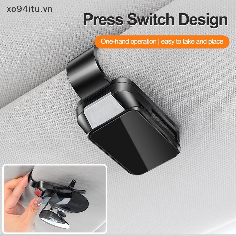 XOITU 1 Kẹp Kính Ô Tô, Tấm Che Nắng Ô Tô Móc Treo Ô Tô Kẹp Thẻ Vé Gắn Kẹp Kính Mát Giá Đỡ Cho Phụ Kiện Ô Tô VN