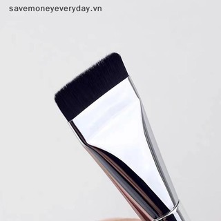 [savemoneyeveryday] Cọ nền siêu mỏng Bàn chải đường viền mặt nhẹ và mỏng Bàn chải đường viền phẳng Bàn chải trang điểm kem nền [vn]