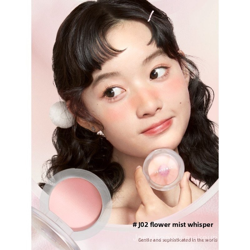Judydoll Bảng màu má má hồng gradient, hồng đào, xanh tím trắng JY0H