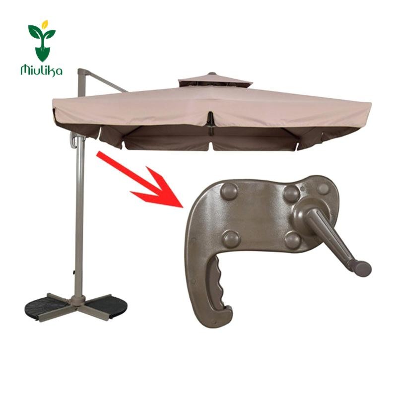 Miulika Sân Dù Quay Tay Cầm Ô Ngoài Trời Phần Hiệu Suất Cao Cấp Giá Đỡ Cho Dã Ngoại Ban Công Khách Sạn Bãi Biển Sân